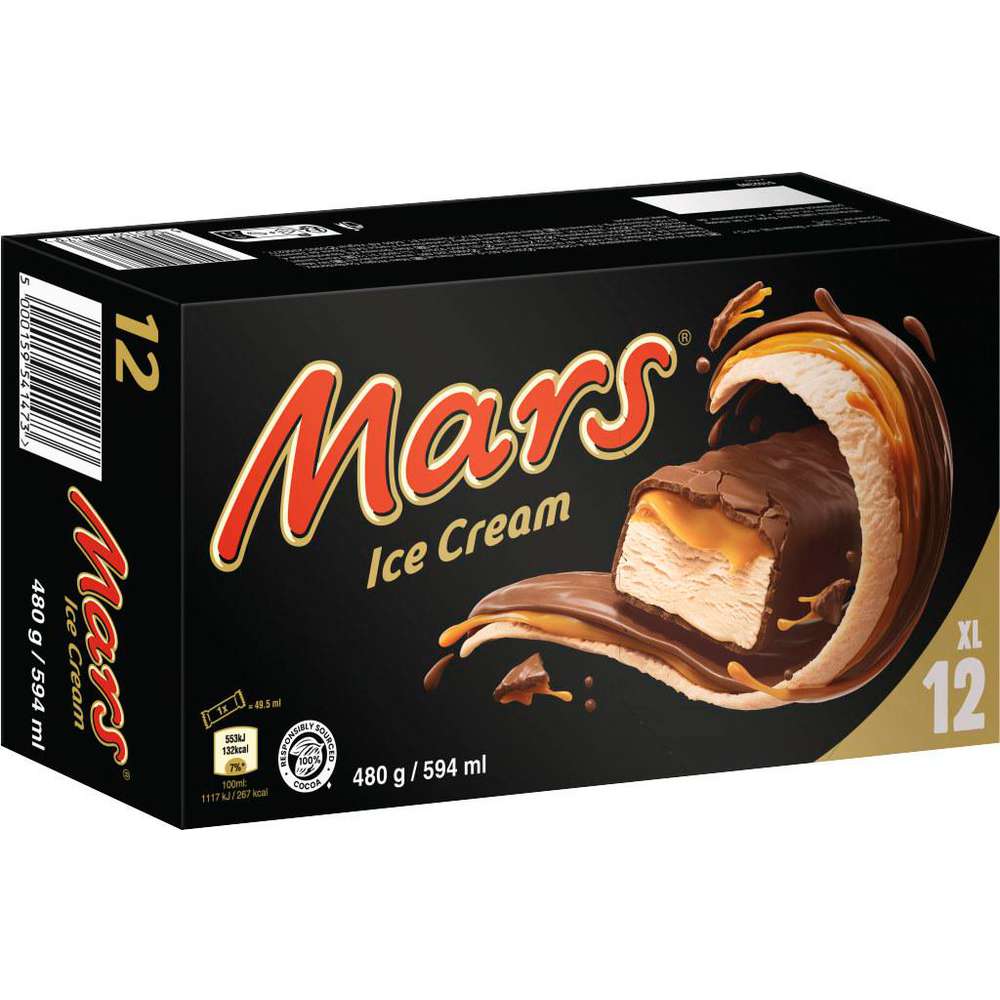 Produktabbildung Mars Eis-Riegel, Schoko-Karamell