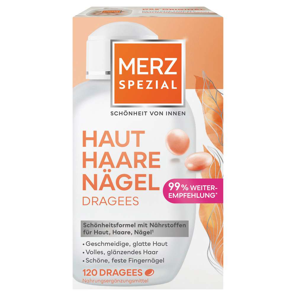 Produktabbildung Merz Spezial Dragees Haut, Haare, Nägel