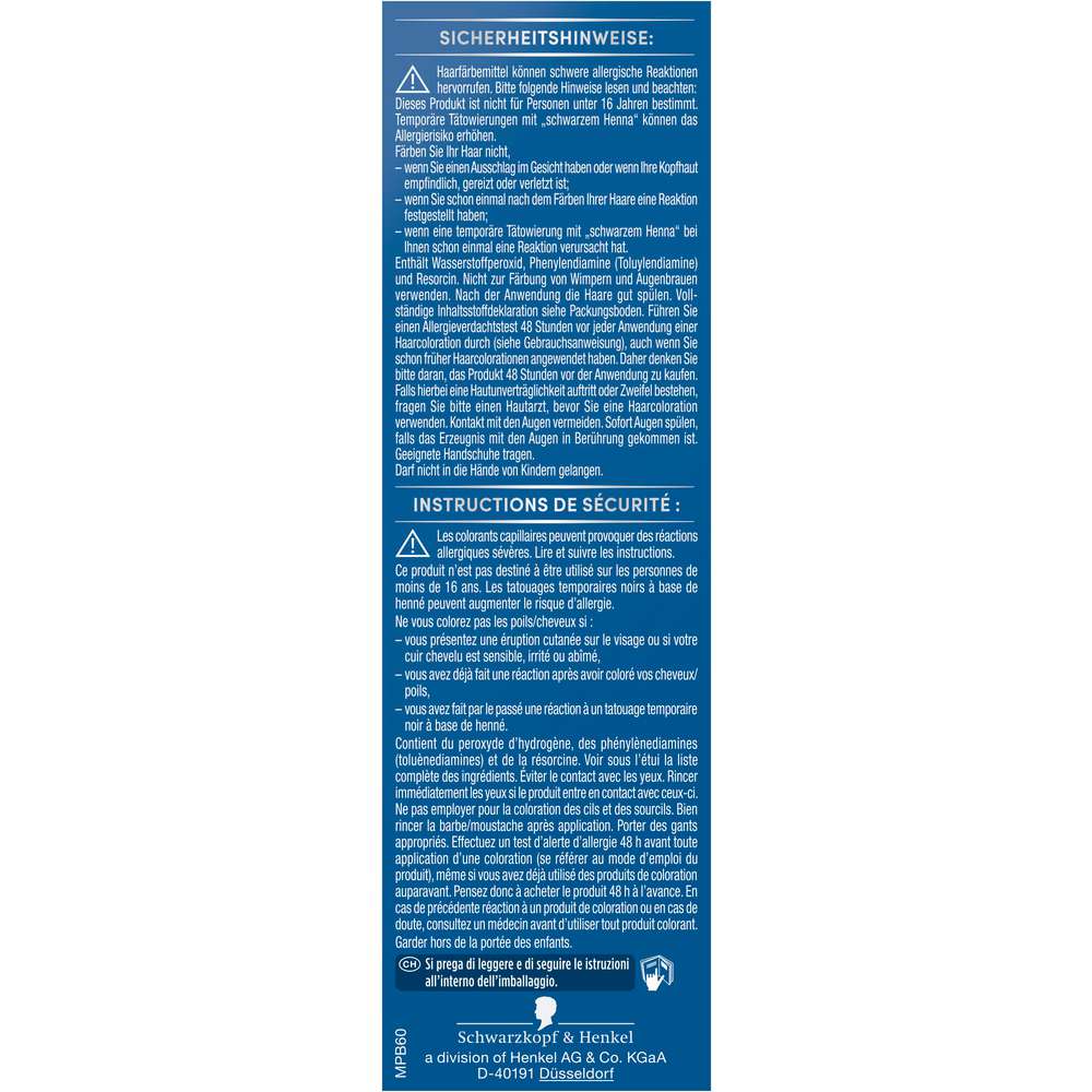 Produktabbildung Schwarzkopf Bart-Coloration, 60 Natur Braun