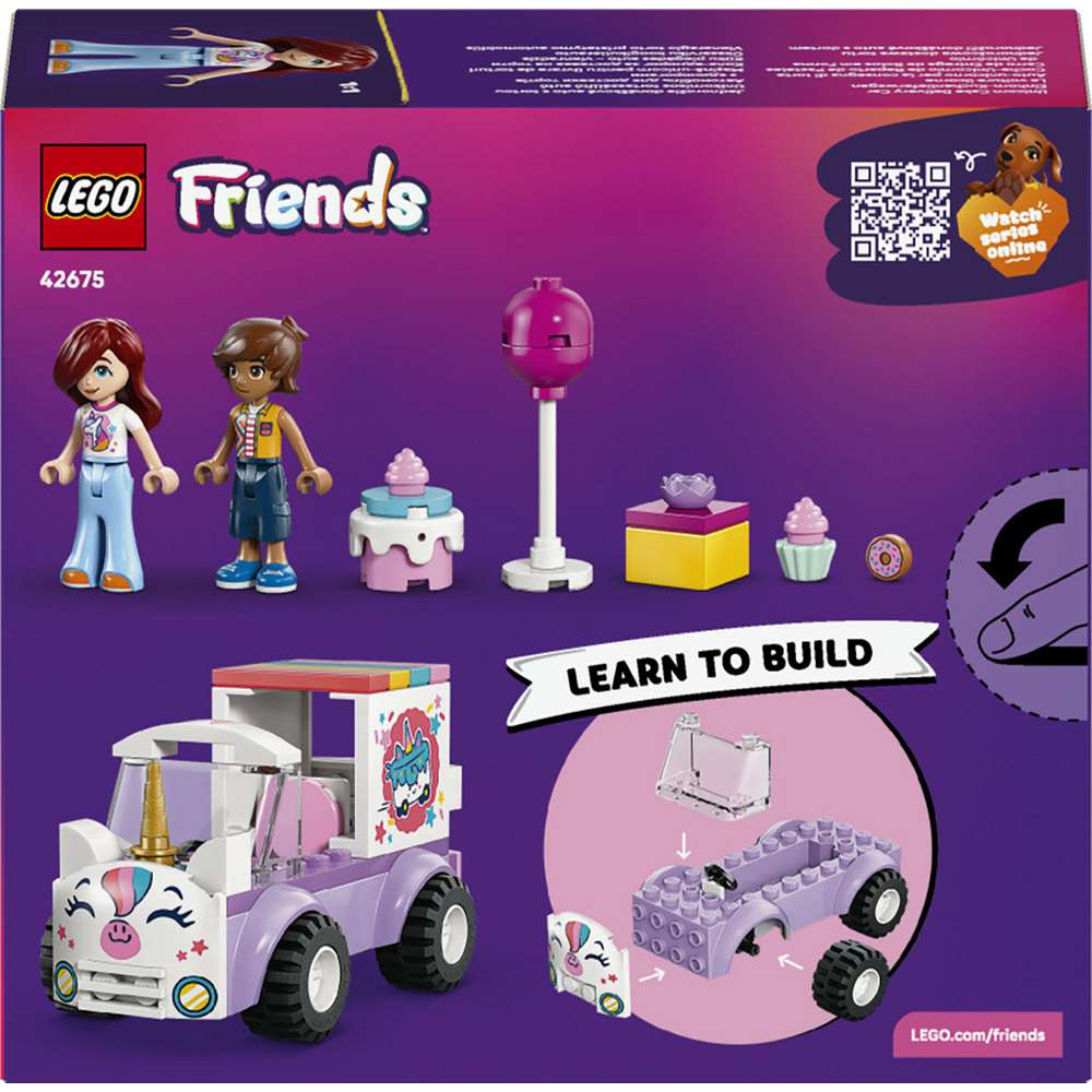 Produktabbildung Lego LEGO Friends Einhorn-Kuchenlieferwagen 42675