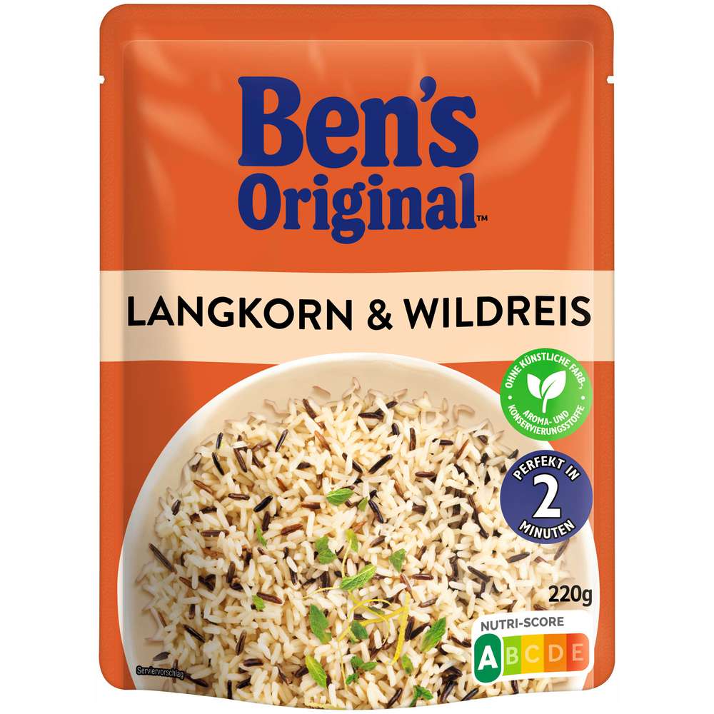 Produktabbildung BEN'S ORIGINAL Reis Express, Langkorn & Wildreis
