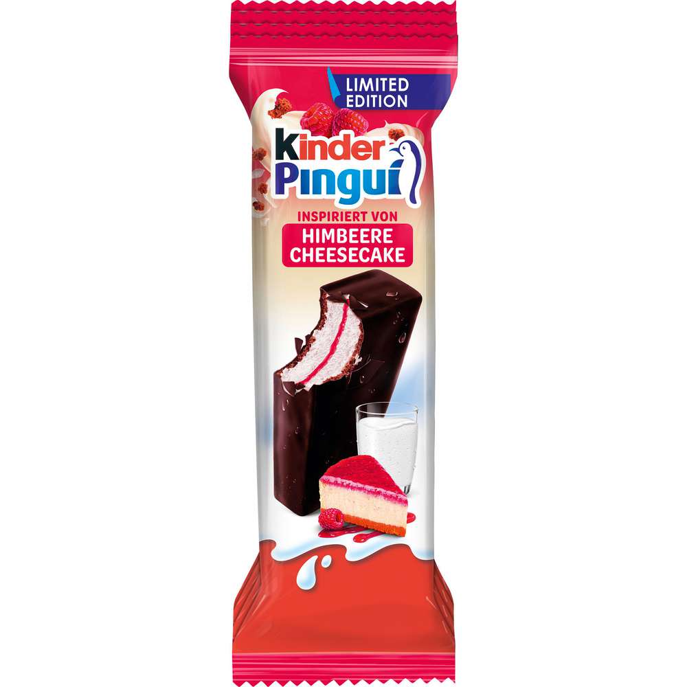 Produktabbildung Ferrero Kinder Pingui, Himbeere Cheesecake 