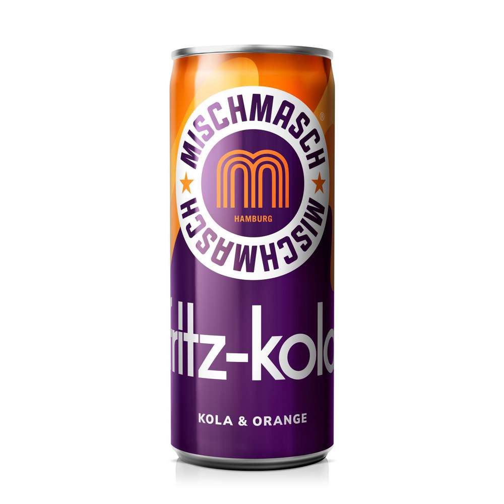 Produktabbildung Fritz-Kola Cola Mischmasch, Kola & Orange