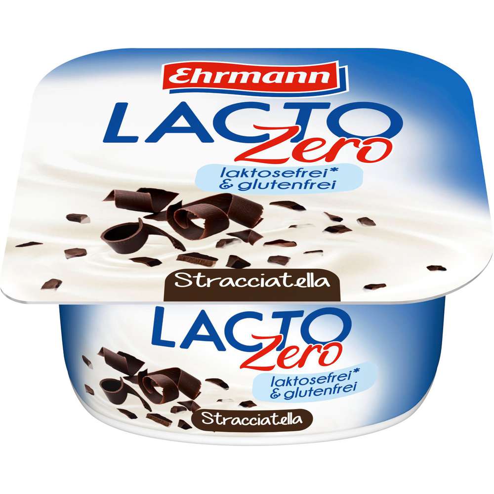 Produktabbildung Ehrmann Quark-Joghurt-Creme Lacto-Zero Stracciatella, laktosefrei