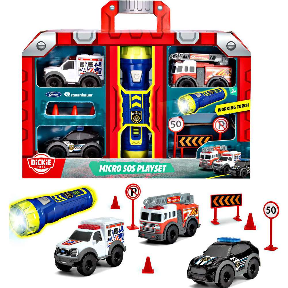 Produktabbildung Dickie Toys Micro SOS Playset