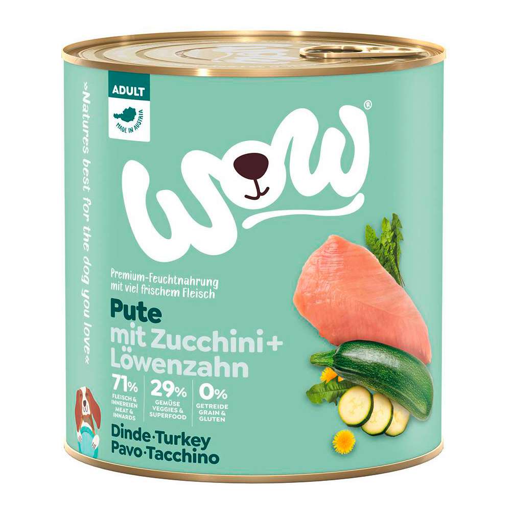 Produktabbildung WoW Hunde-Nassfutter, Pute