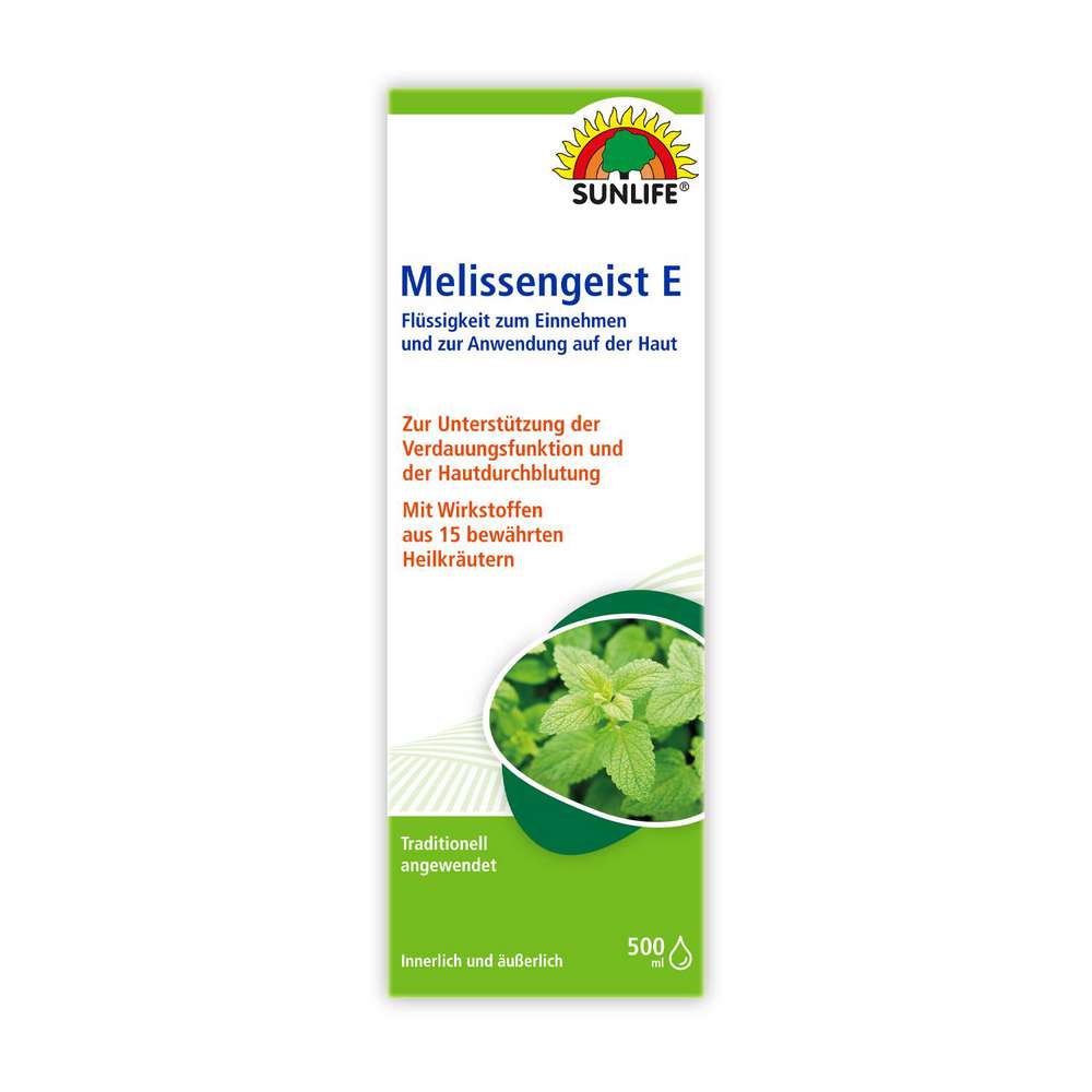 Produktabbildung Sunlife Melissengeist
