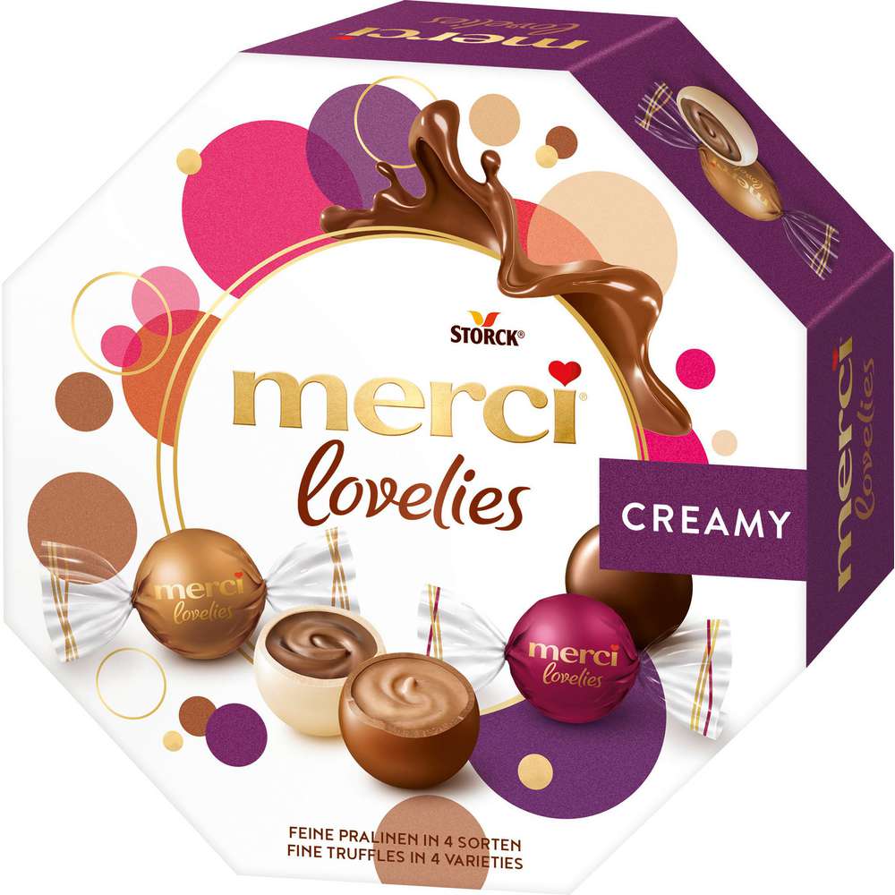 Produktabbildung Merci Lovelies Creamy, Pralinen