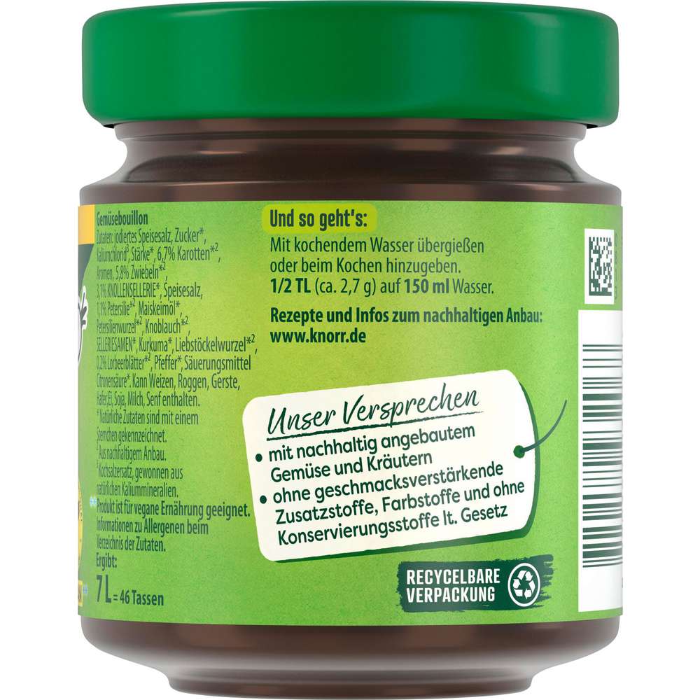 Produktabbildung Knorr Bouillon Gemüse