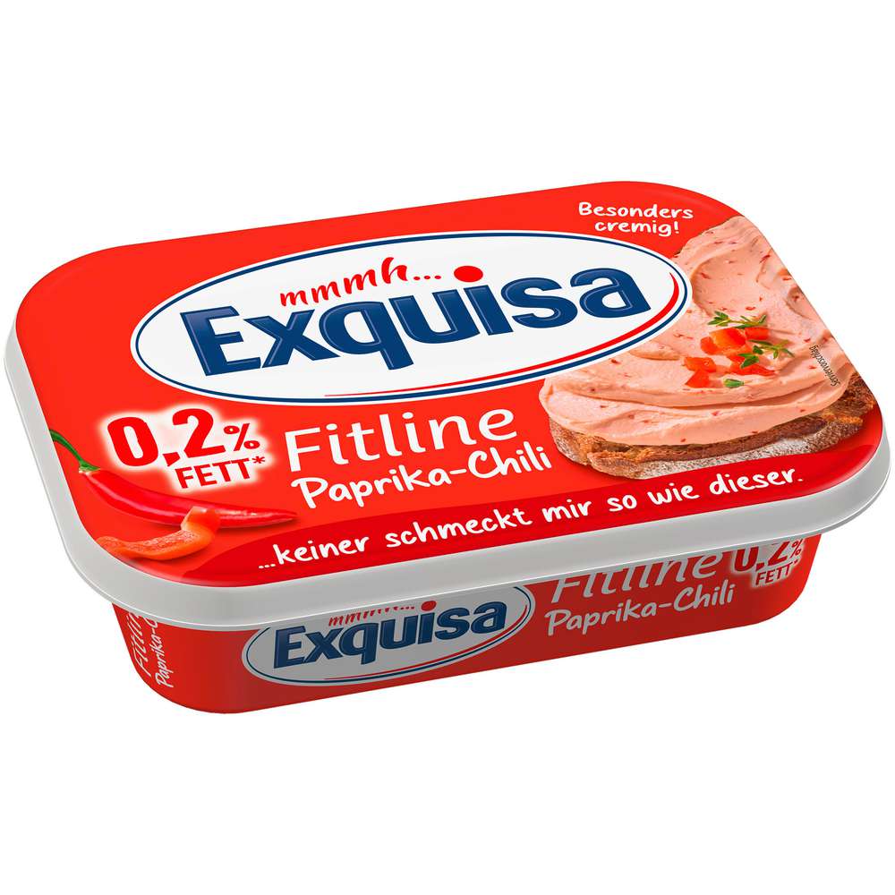 Produktabbildung Exquisa Frischkäse Fitline, Paprika