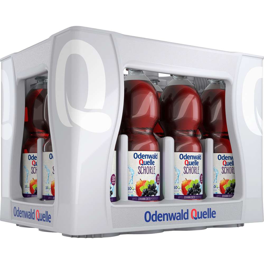 Produktabbildung Odenwald Quelle Johannisbeere-Schorle (12x 1,000 Liter)