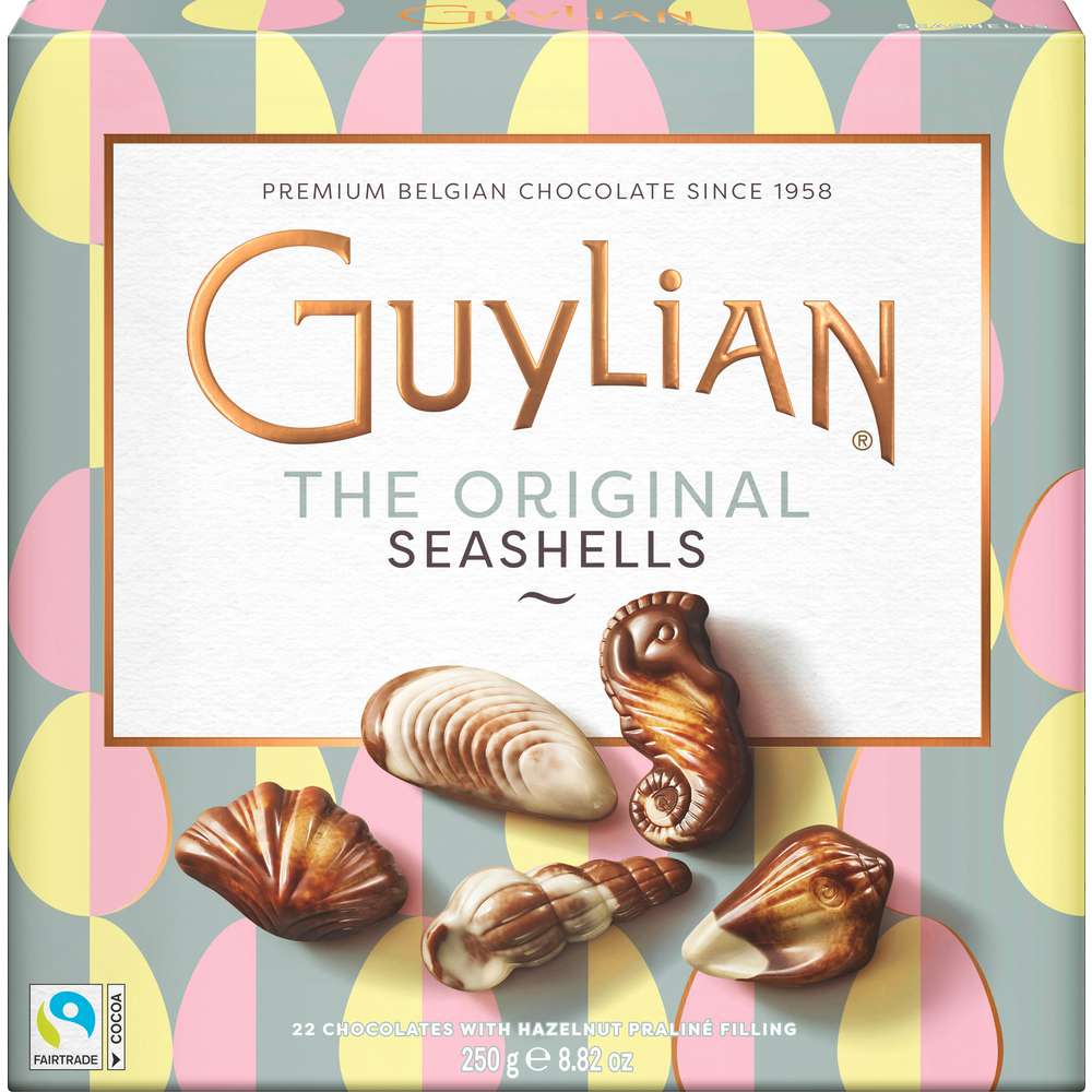 Produktabbildung Guylian Schokopralinen Meeresfrüchte Nuss-Nougat