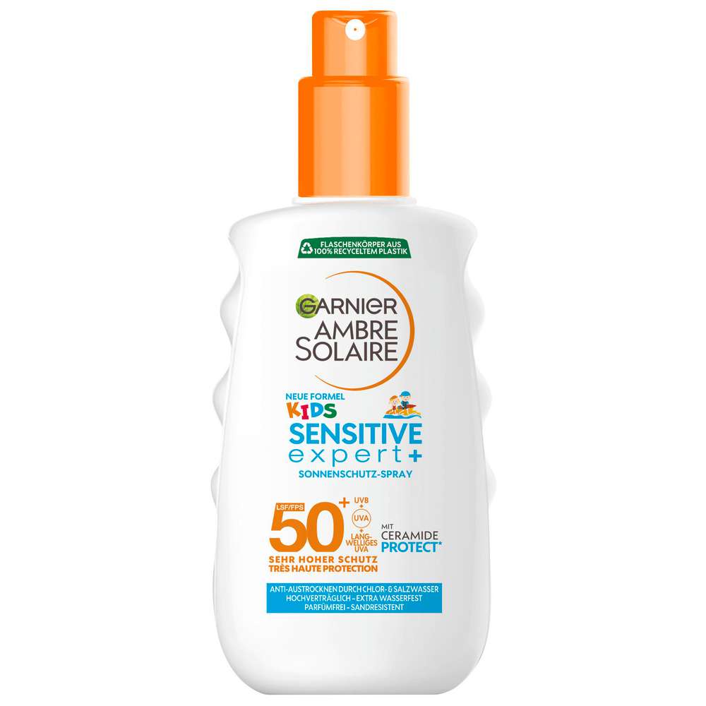 Produktabbildung Garnier Ambre Solaire Sonnenspray Kids Sensitiv