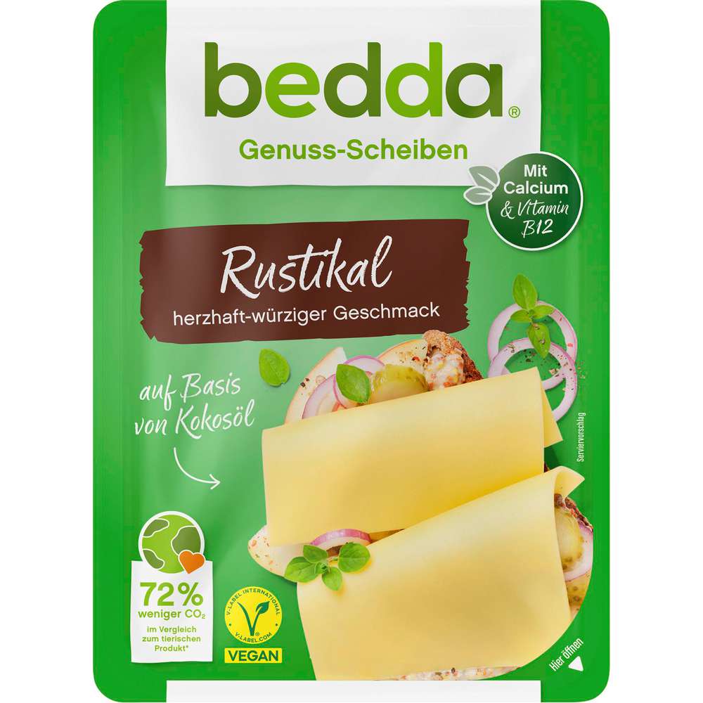 Produktabbildung Bedda Vegane Scheiben, Rustikal