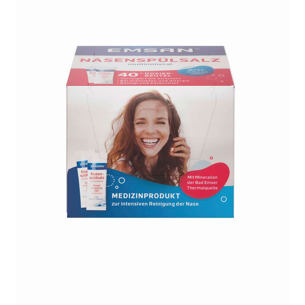 Produktabbildung Emsan Nasenspülsalz 40 Beutel