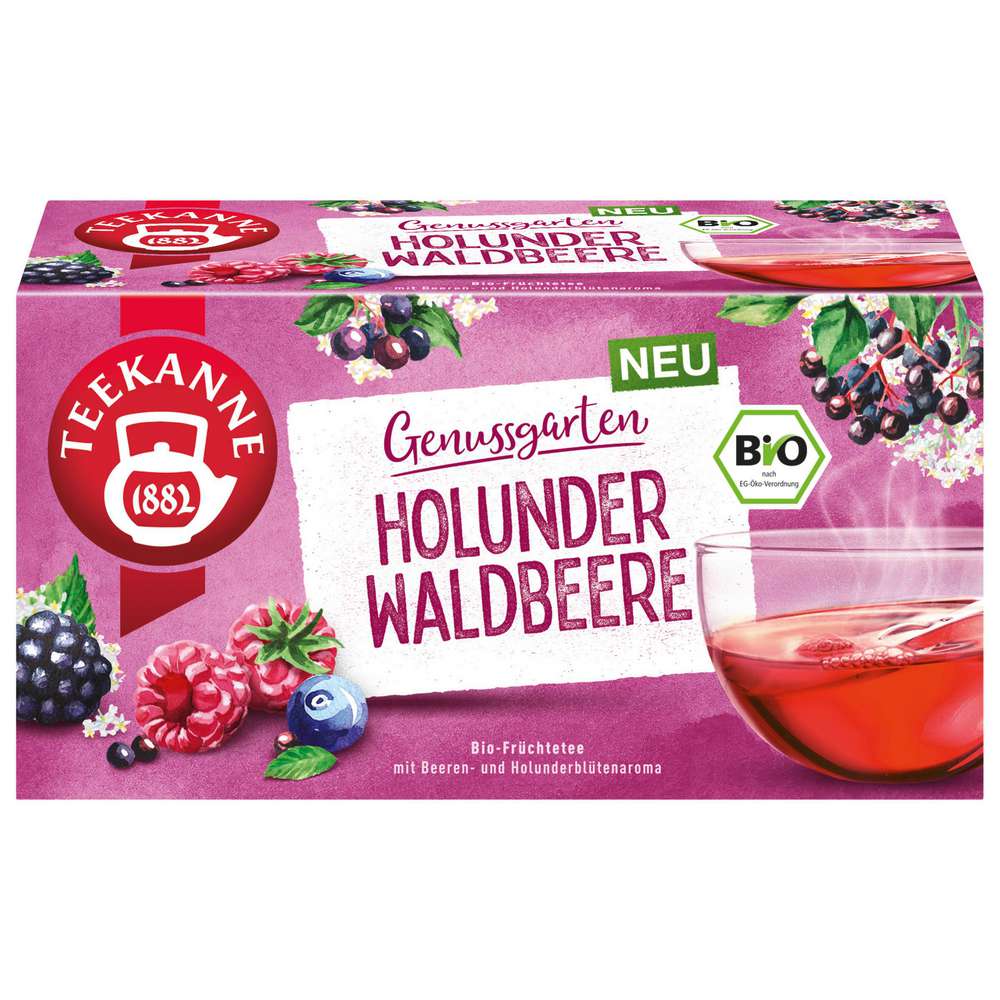 Produktabbildung Teekanne Bio Früchtetee Holunder/Waldbeere