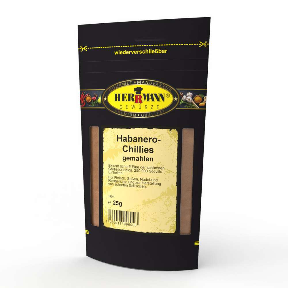 Produktabbildung Herrmann Gewürze Habanero-Chillies, gemahlen