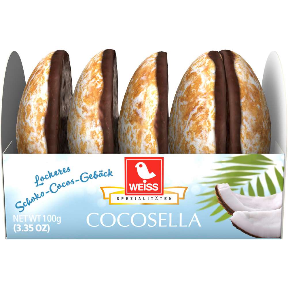 Produktabbildung Weiss Cocosella Lebkuchen, Schoko-Cocos