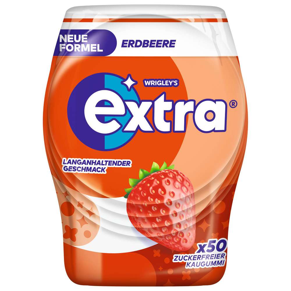 Produktabbildung Wrigley's Kaugummi Extra, Erdbeere