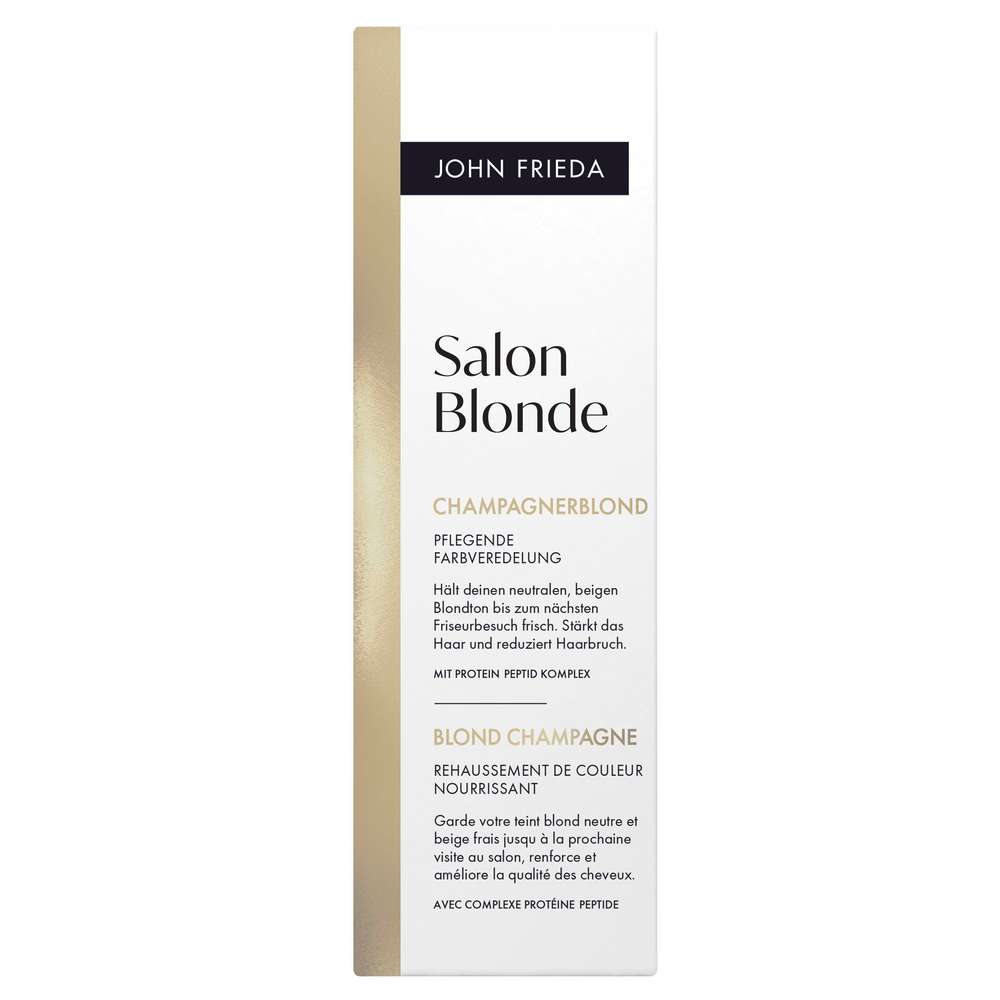 Produktabbildung John Frieda Salon Blonde Pflegende Farbveredlung, Champagnerblond