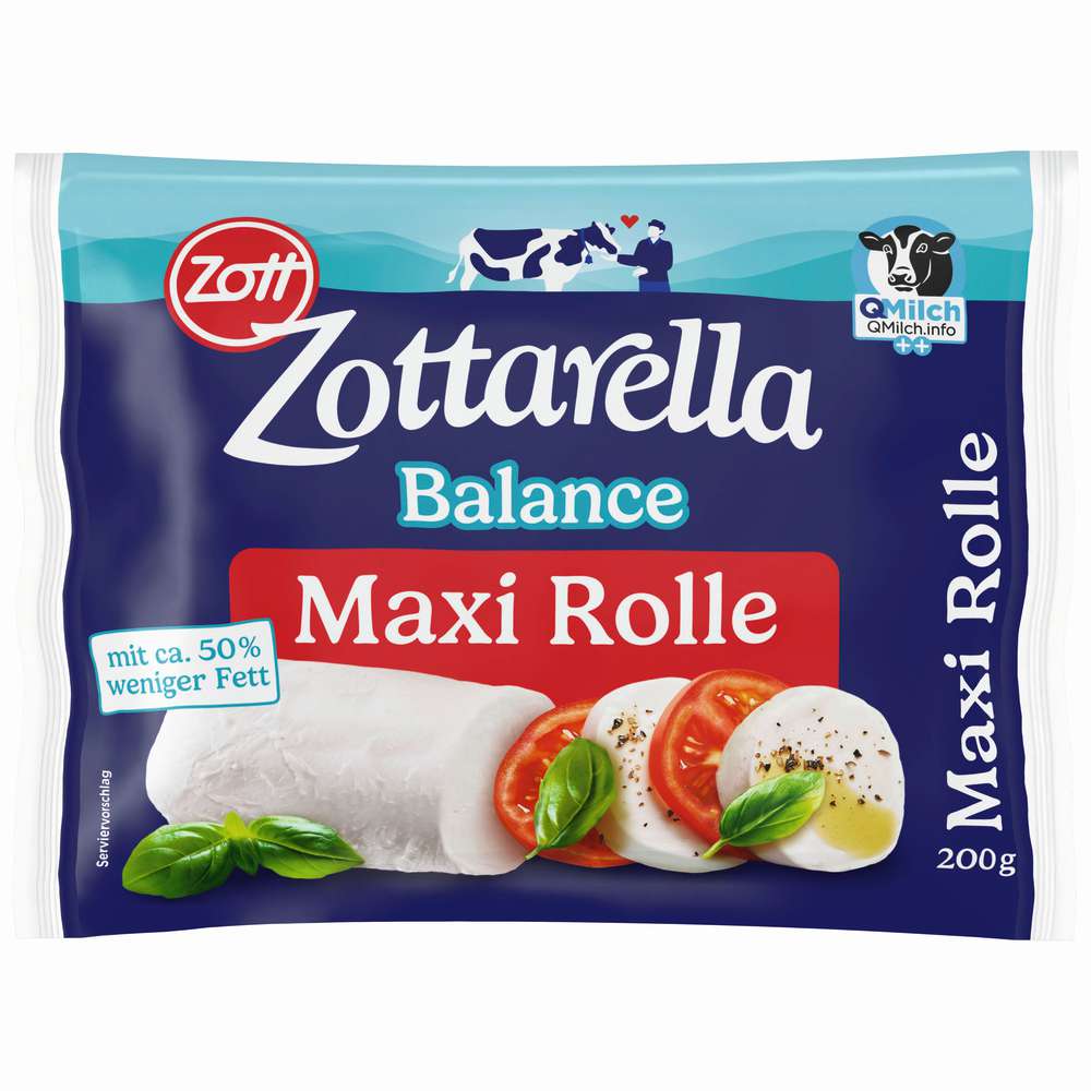 Produktabbildung Zott Mozarella Zottarella Balance Rolle, Classic