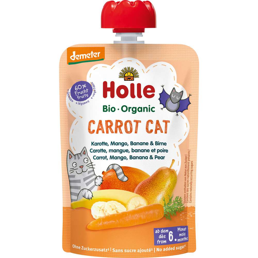 Produktabbildung Holle Bio Quetschie, Karotte/Mango/Banane/Birne