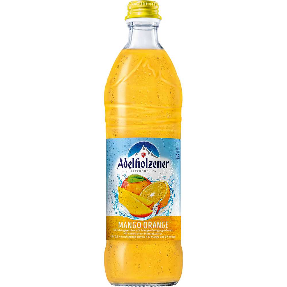 Produktabbildung Adelholzener Mango Orange Erfrischungsgetränk