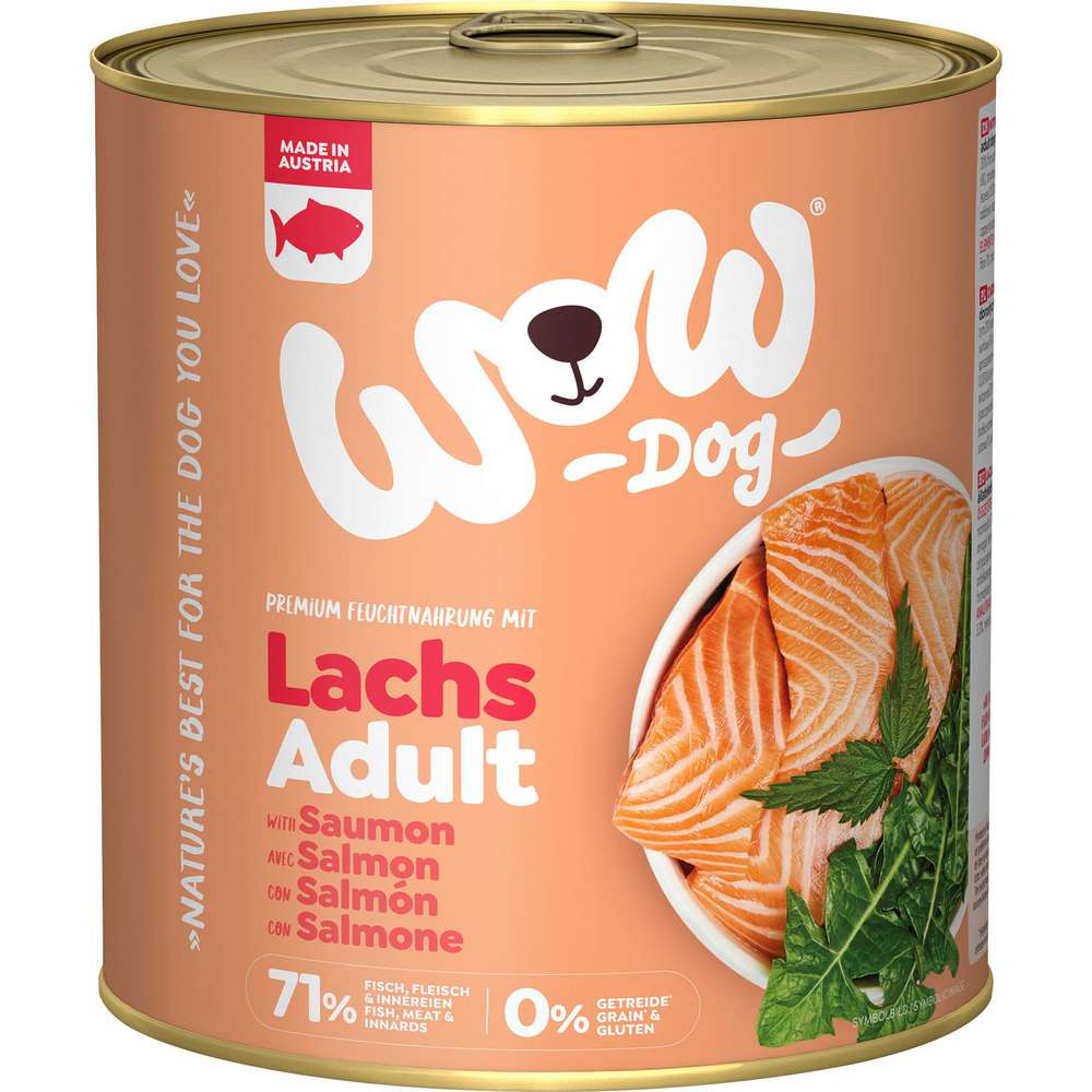 Produktabbildung WoW Hunde-Nassfutter, Lachs