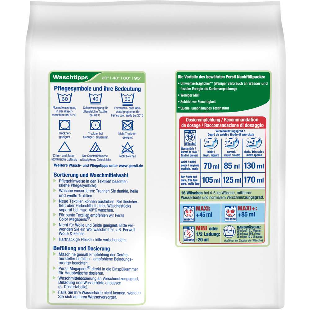 Produktabbildung Persil Universal-Waschmittel, Megaperls, Tiefenrein