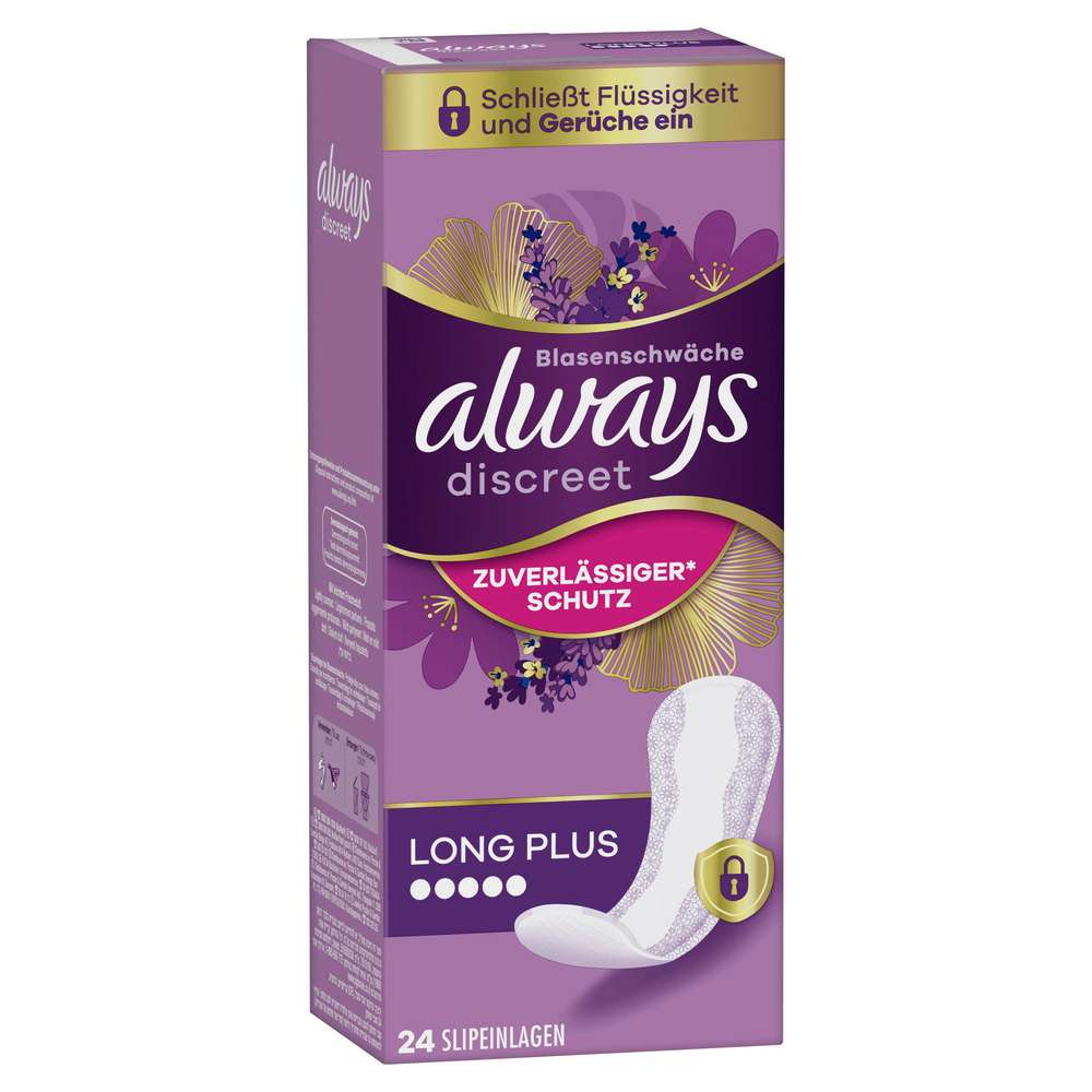 Produktabbildung Always Discreet Inkontinenzeinlagen Long Plus
