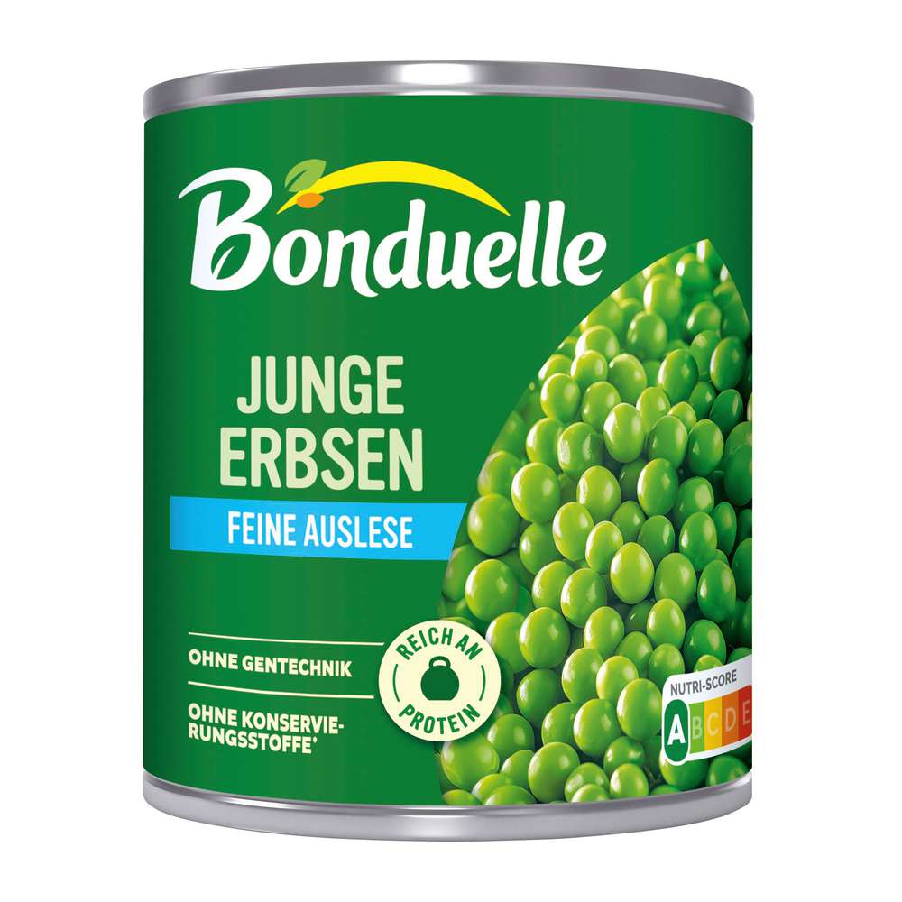 Produktabbildung Bonduelle Junge Erbsen, Feine Auslese