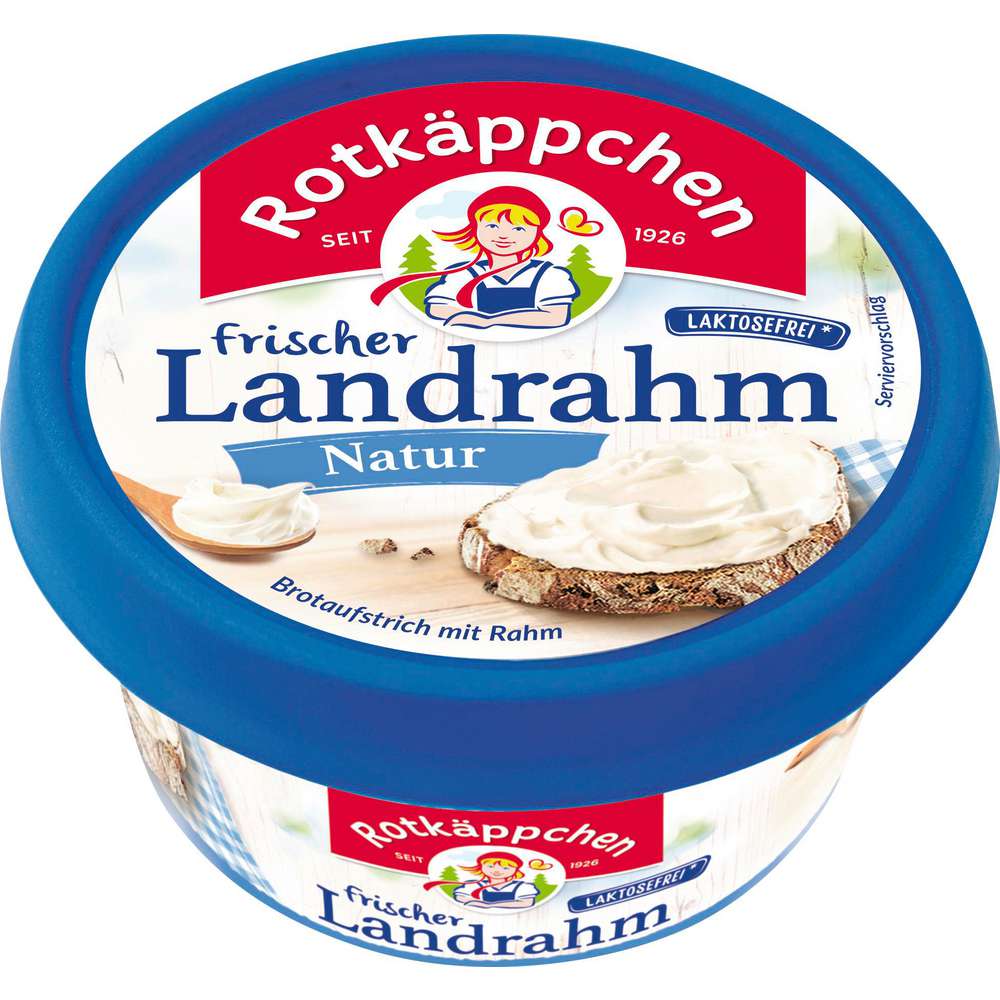 Produktabbildung Rotkäppchen Frischkäse Landrahm natur, laktosefrei