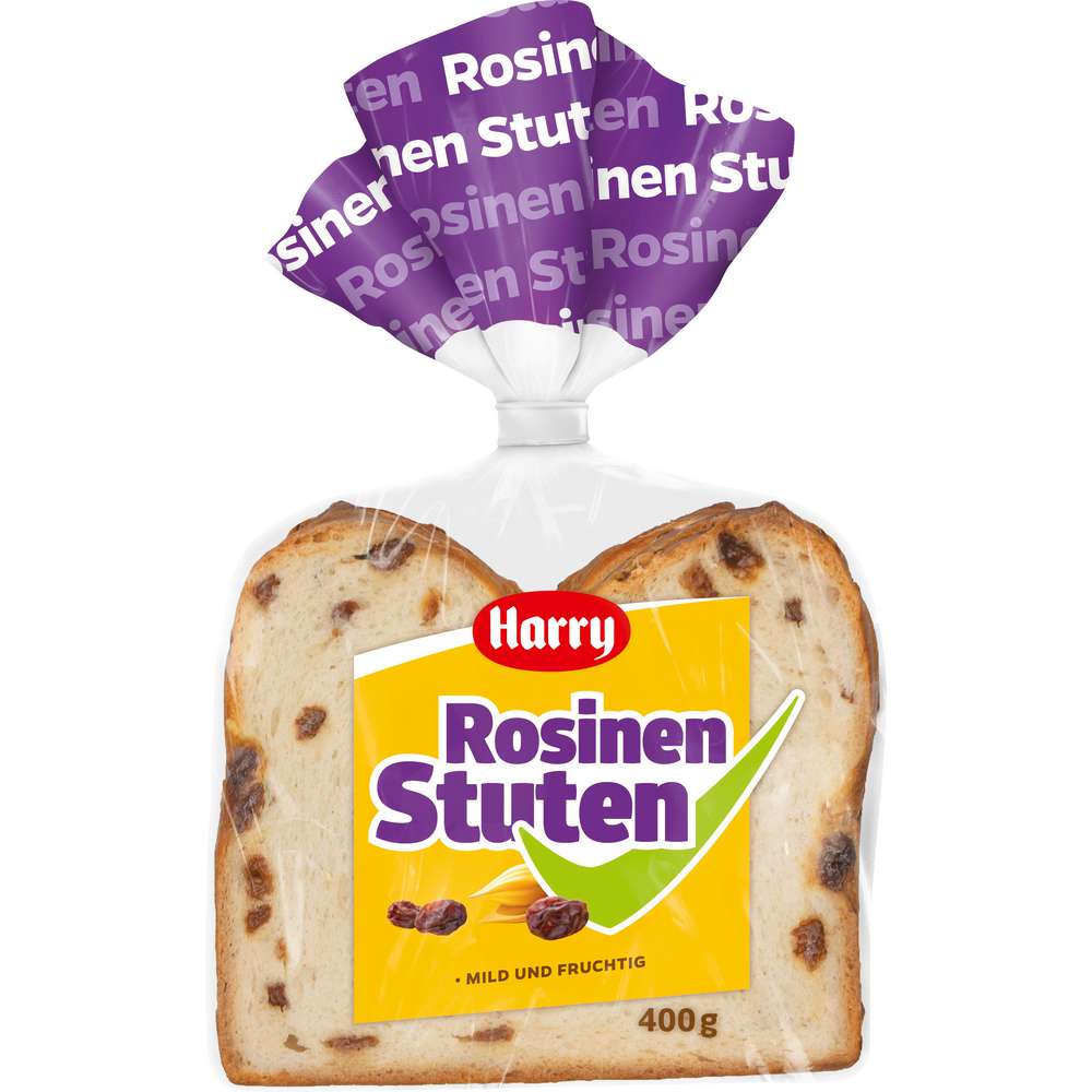 Produktabbildung Harry Rosinenstuten, Hefegebäck mit Rosinen 