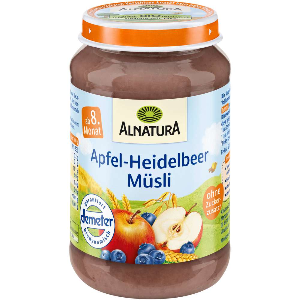 Produktabbildung Alnatura Alnatura Bio Apfel-Heidelbeer-Müsli