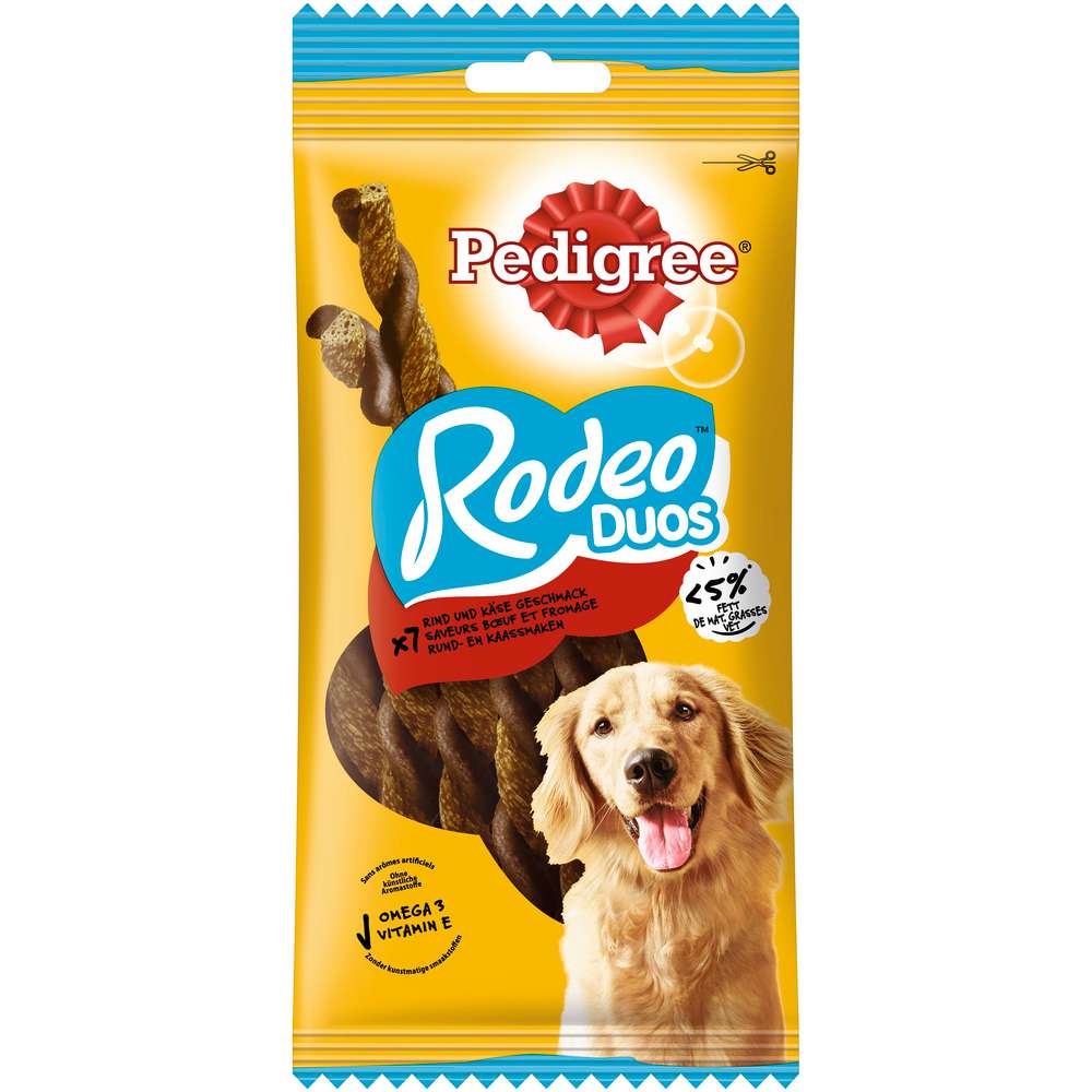 Produktabbildung Pedigree Hunde-Snack Rodeo Duos, Rind/Käse