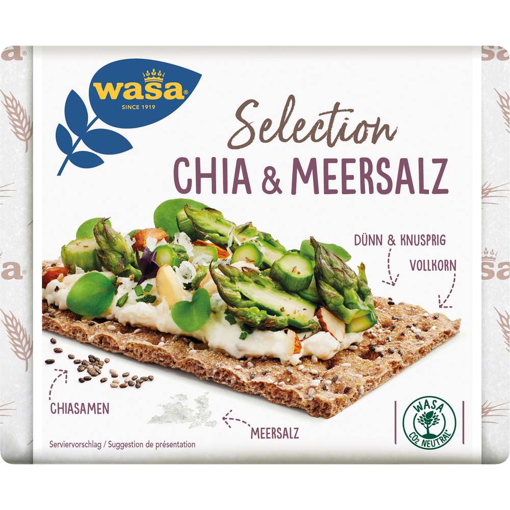 Produktabbildung Wasa Knäckebrot, Chia & Meersalz