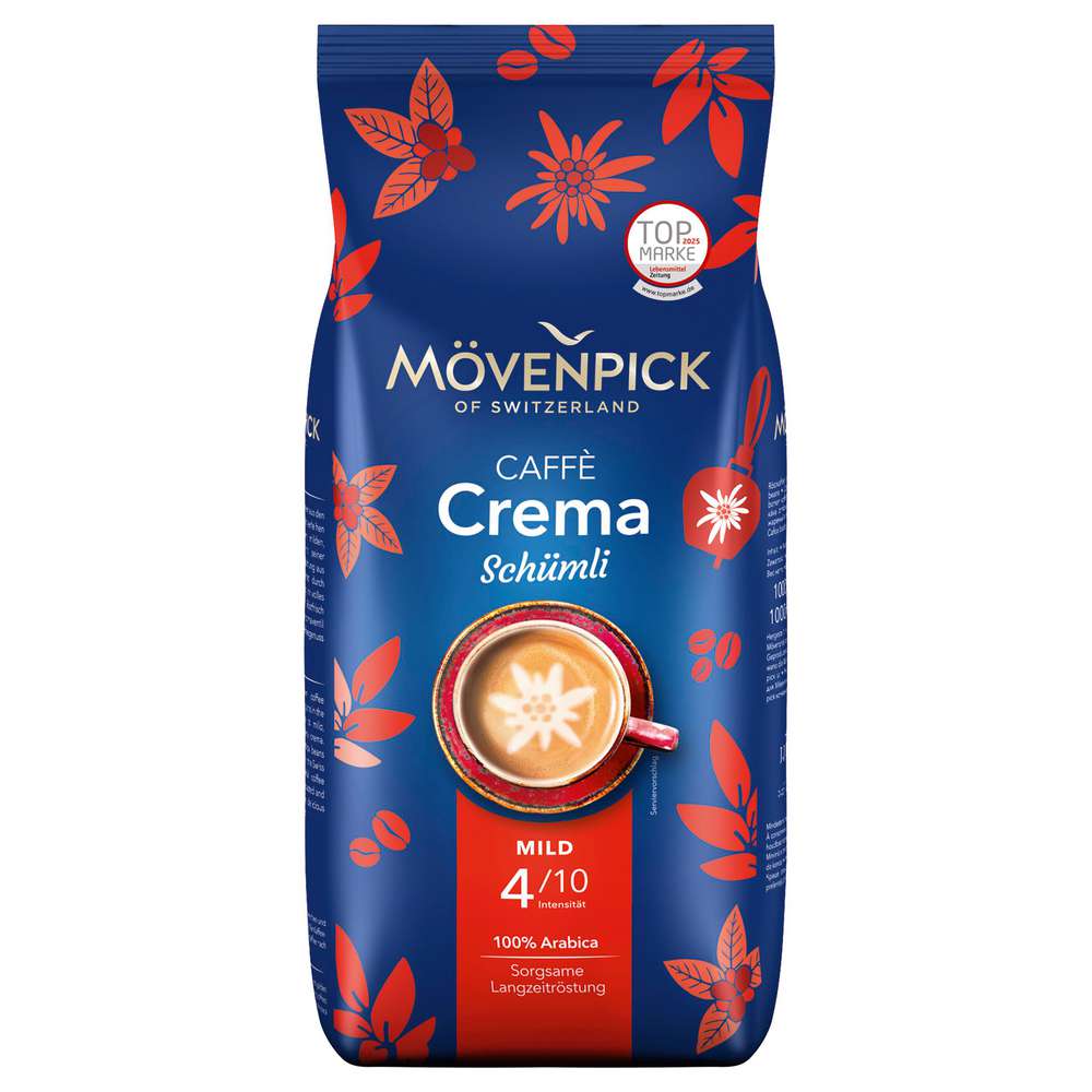 Produktabbildung Mövenpick Bohnenkaffee Schümli, ganze Bohne