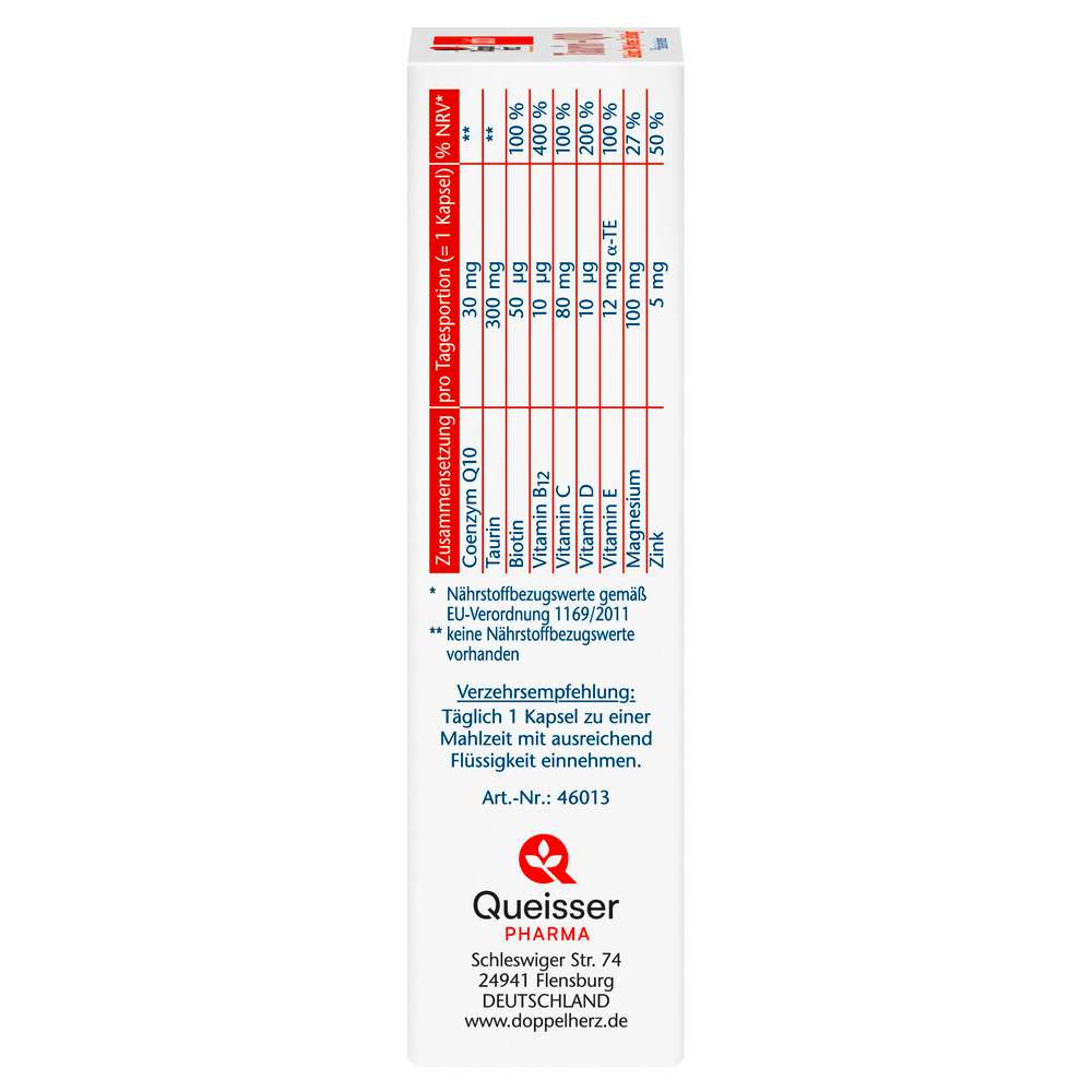 Produktabbildung Doppelherz Taurin + Q10 Kapseln