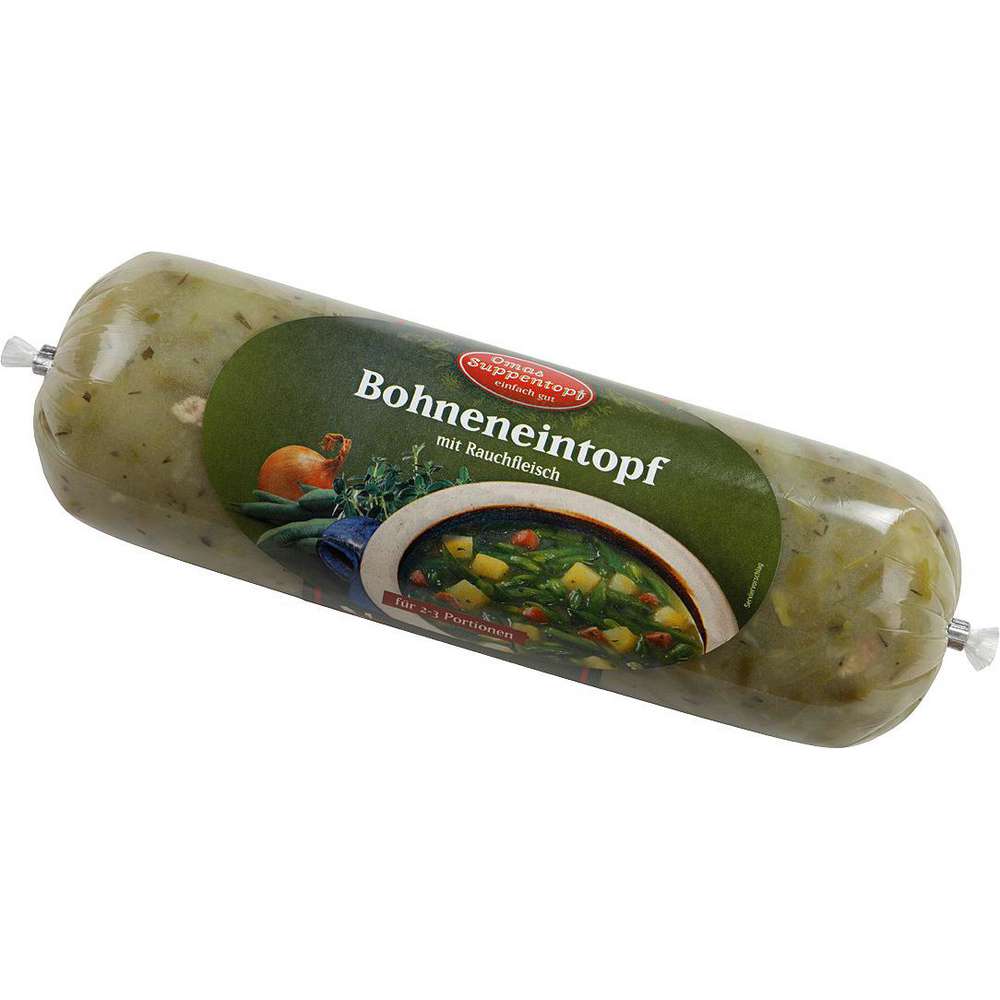 Produktabbildung Omas Suppentopf Bohneneintopf mit Kassler