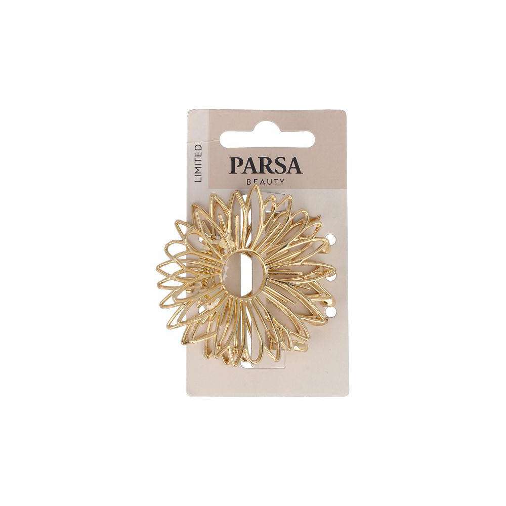 Produktabbildung Parsa Beauty Haarklammer Blumenform, gold