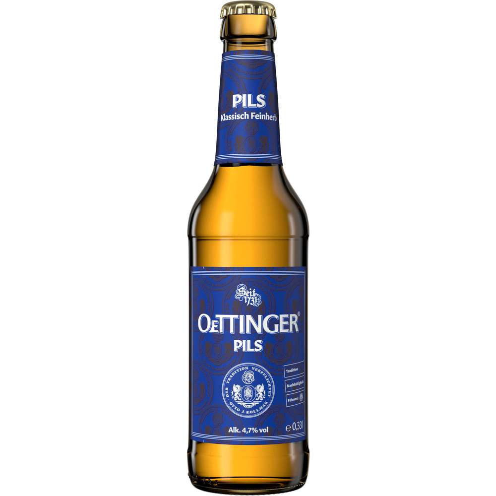 Produktabbildung Oettinger Pilsener Bier, 4,7 %