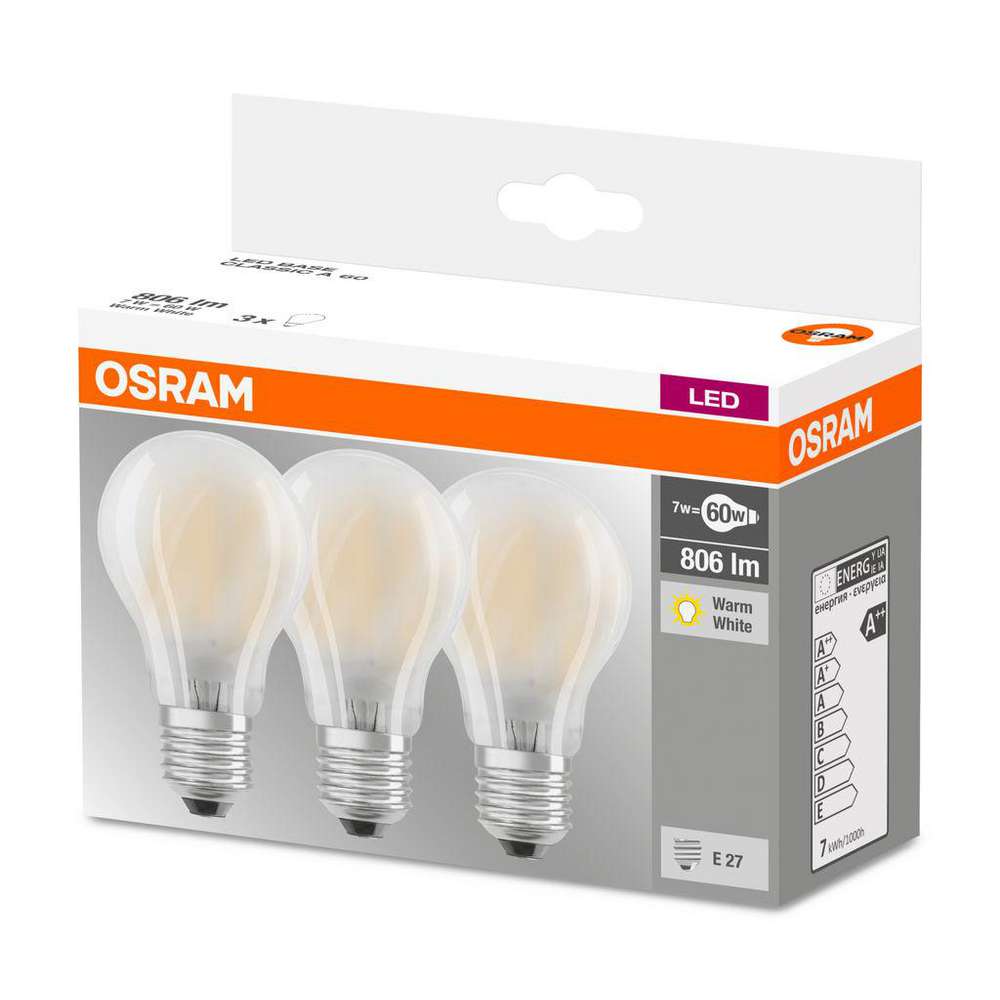 Produktabbildung Osram LED Glühbirnen Base Cla60, E27/7W