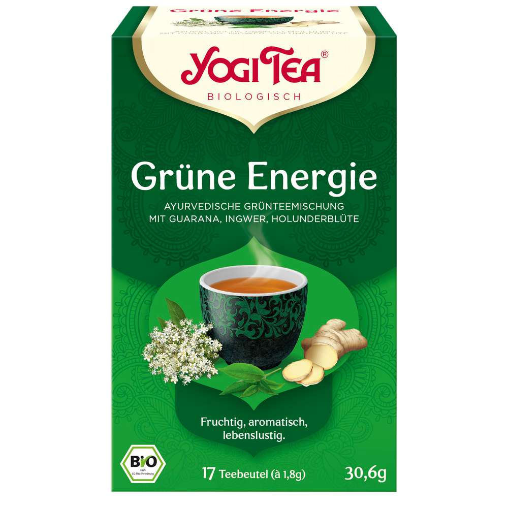 Produktabbildung Yogi Tea Bio Tee, Grüne Energie