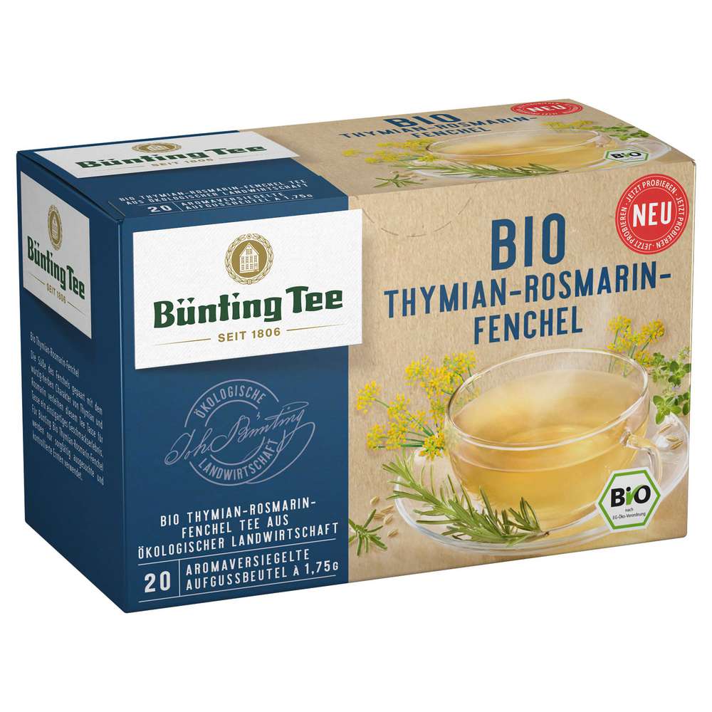 Produktabbildung Bünting Tee Bio Tee, Thymian/Rosmarin/Fenchel