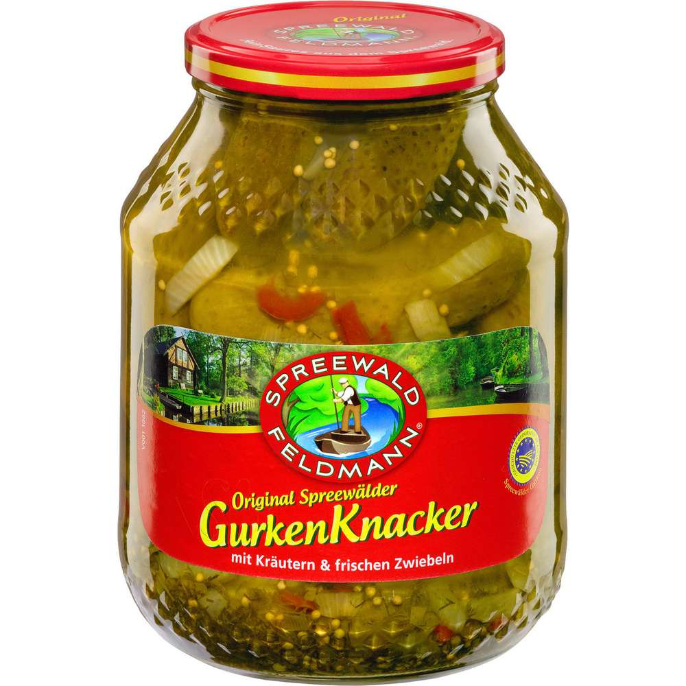 Produktabbildung Spreewald-Feldmann Gewürzgurken Grüne Knacker