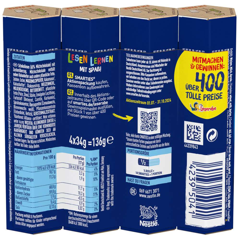 Produktabbildung Smarties Schokolinsen, Multipack