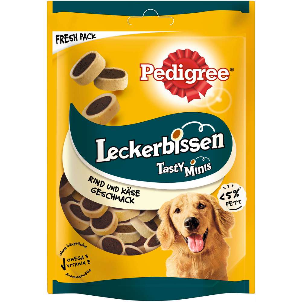 Produktabbildung Pedigree Hunde-Snack Leckerbissen, Rind/Käse