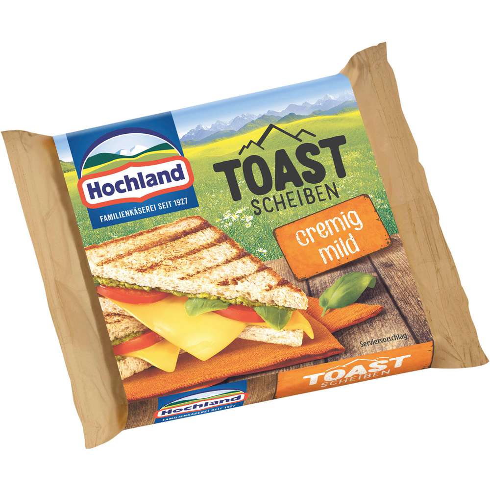 Produktabbildung Hochland Schmelzscheiben Toast