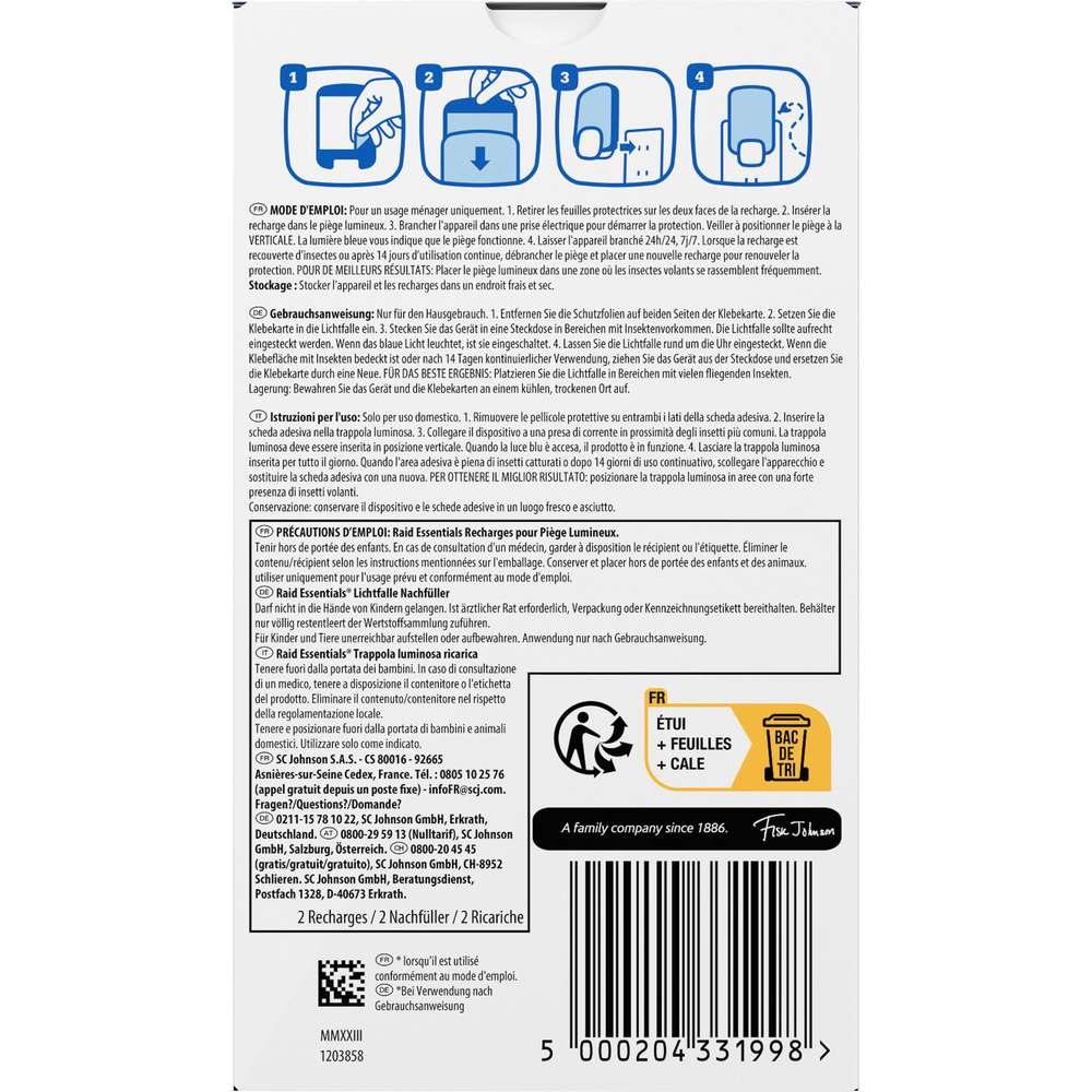 Produktabbildung Raid Lichtfalle für Fliegende Insekten