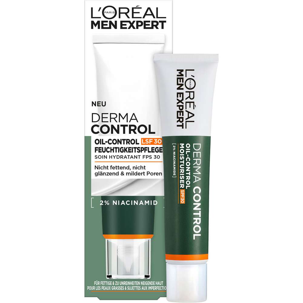 Produktabbildung L´Oreal Men Expert Derma Control Feuchtigkeitspflege LSF30